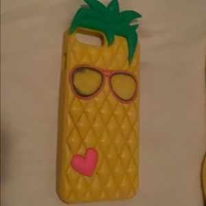 Rubber Pineapple iPhone case (used)